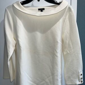 Talbots Audrey neckline blouse NWT